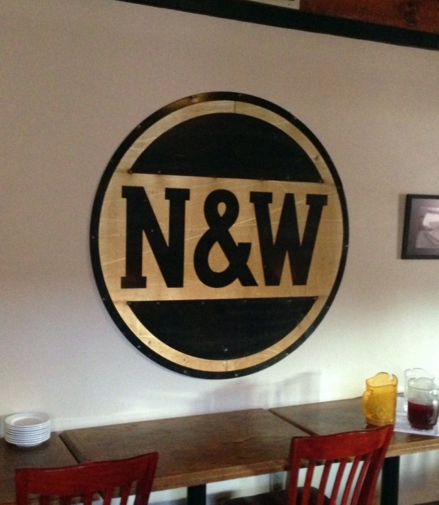 Old Norfolk & Western sign