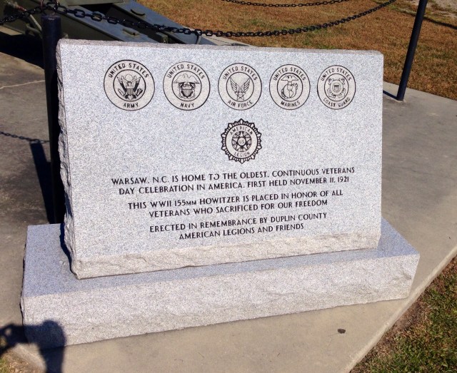 Oldest Veteran's Day Celebration site
