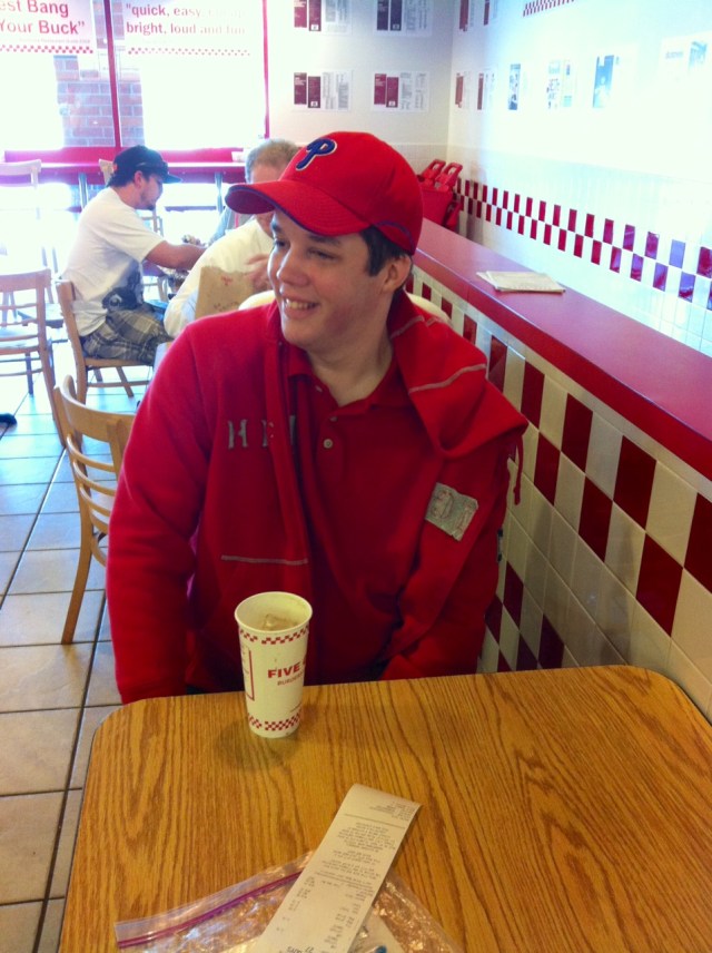 “That young man has the nicest smile. Always so sincere. We can all learn from that.” - a comment from a member at the Y