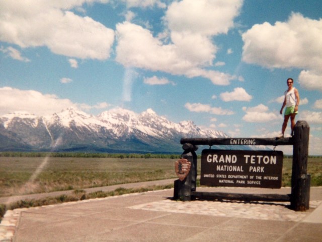 Gus welcomes us to the Grand Tetons: 