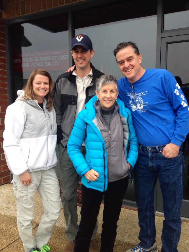 Kristin, Shane, Ev, me