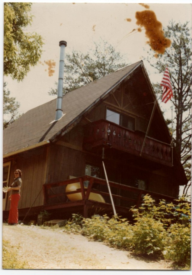The cabin in the summer
