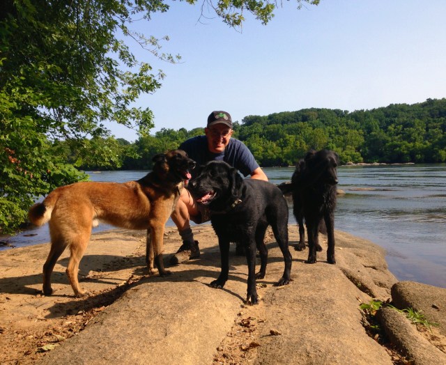 Turner on the left, Mackey on the right, Lovely Lucy in the center