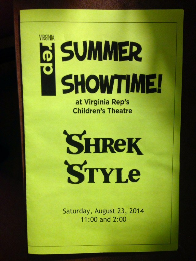 Shrek flesh tone colored program: