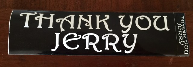 Long time to be gone. 