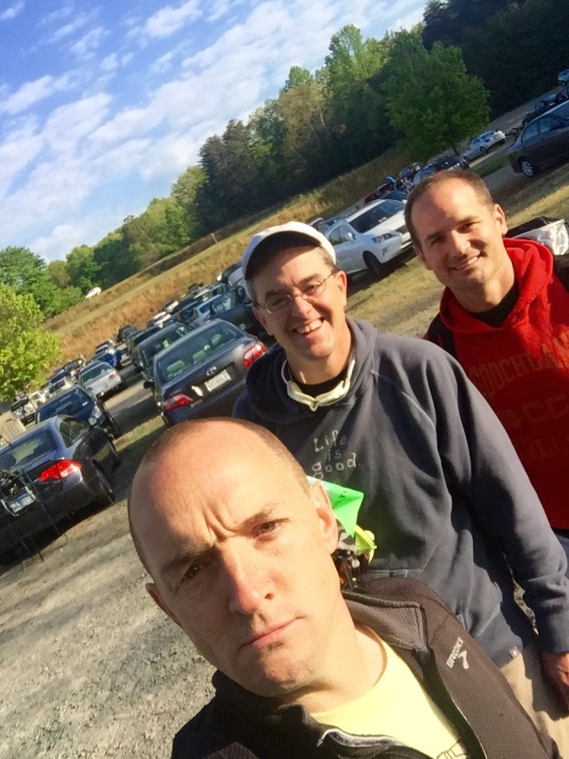 Andrew, then me, then Jeff - pre-race