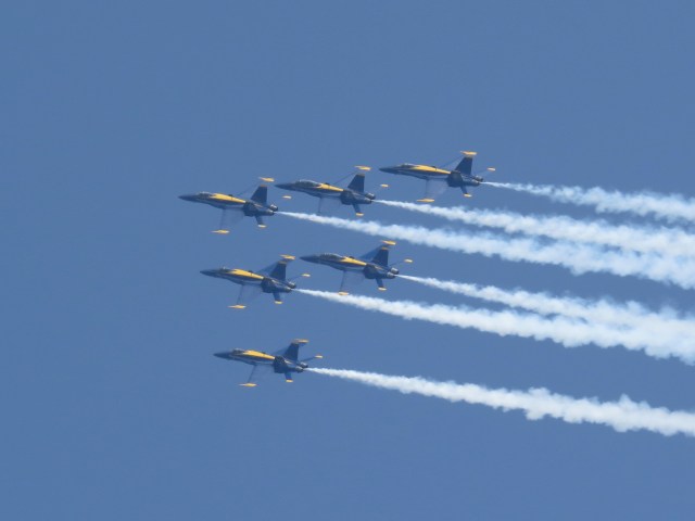 The Blue Angels today at Ocean City, MD 