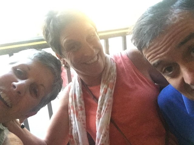 Evie, Jackie and me - The Tavern - our first meal together! 