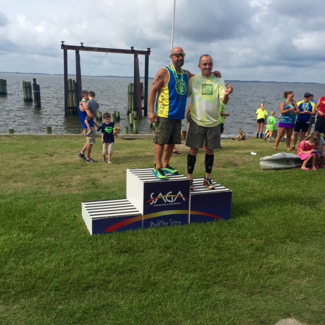 Andrew with the podium finish! I still can hardly even believe it! 