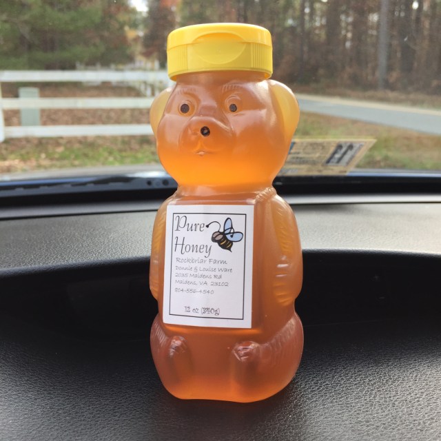 We ALWAYS love a fresh bottle of honey