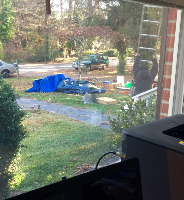 Those guys were working harder on a Sunday than I work any day of the week. 