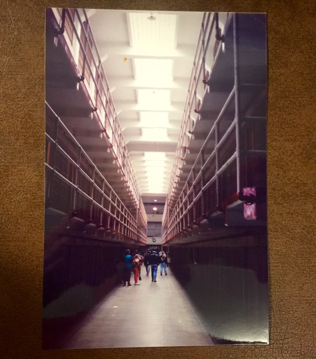 Cell block on Alcatraz