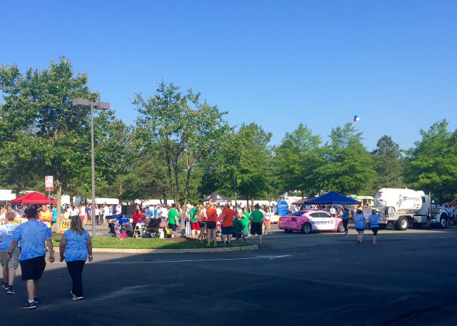 Check out that excellent pink Autism Awareness police cruiser from the Amelia County Sheriff's Office. That is so cool. 