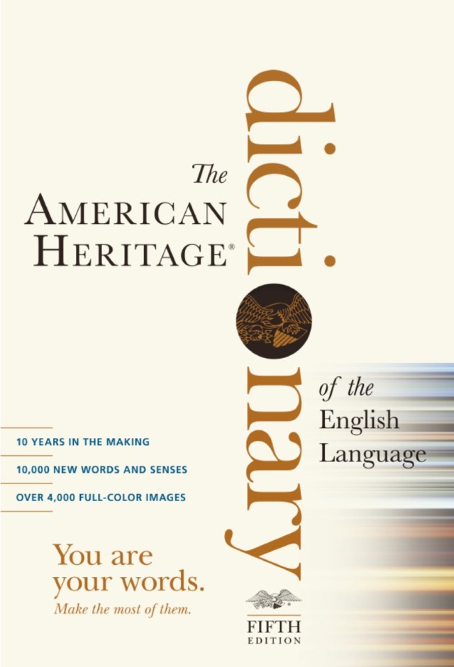 The American Heritage Dictionary - Fifth Edition